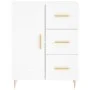 Hohes weißes Sperrholz-Sideboard 69,5 x 34 x 180 cm von vidaXL, Sideboards - Ref: Foro24-3190005, Preis: 145,70 €, Rabatt: %