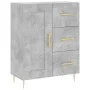 Hohes Sideboard aus betongrauem Sperrholz, 69,5 x 34 x 180 cm von vidaXL, Sideboards - Ref: Foro24-3190009, Preis: 140,30 €, ...
