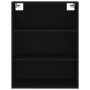 Hohes schwarzes Sperrholz-Sideboard 69,5 x 34 x 180 cm von vidaXL, Sideboards - Ref: Foro24-3190014, Preis: 155,67 €, Rabatt: %