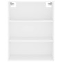 Hohes weißes Sperrholz-Sideboard 69,5 x 34 x 180 cm von vidaXL, Sideboards - Ref: Foro24-3190021, Preis: 152,12 €, Rabatt: %