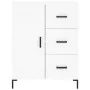 Hohes weißes Sperrholz-Sideboard 69,5 x 34 x 180 cm von vidaXL, Sideboards - Ref: Foro24-3190021, Preis: 151,47 €, Rabatt: %
