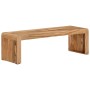 Soporte de TV madera maciza de acacia 110x33x33 cm en Muebles TV | Comprar online en Foro24