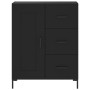 Aparador alto madera contrachapada negro 69,5x34x180 cm de vidaXL, Aparadores - Ref: Foro24-3190022, Precio: 166,30 €