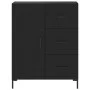 Aparador alto madera contrachapada negro 69,5x34x180 cm by vidaXL, Sideboards - Ref: Foro24-3190022, Price: 161,26 €, Discoun...