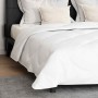 Duvet con Almohadas Argyle 3 pcs Blanco 200 x 220 cm Microfibra