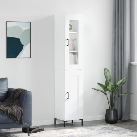 Aparador alto madera contrachapada blanco 34,5x34x180 cm von vidaXL, Sideboards - Ref: Foro24-3199489, Preis: 119,03 €, Rabat...