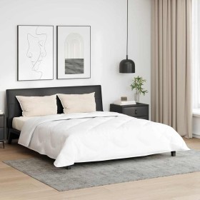 Duvet con Almohadas Argyle 3 pcs Blanco 200 x 220 cm Microfibra