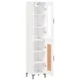 Aparador alto madera contrachapada blanco 34,5x34x180 cm by vidaXL, Sideboards - Ref: Foro24-3199489, Price: 109,61 €, Discou...