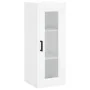 Aparador alto madera contrachapada blanco 34,5x34x180 cm by vidaXL, Sideboards - Ref: Foro24-3199489, Price: 109,61 €, Discou...