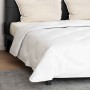 Duvet con Almohadas Argyle 3 pcs Blanco 200 x 220 cm Microfibra