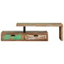 Mueble de TV (118-200) x 30x40 cm Madera maciza reciclada