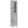 Gray concrete plywood sideboard 34.5x34x180 cm by vidaXL, Sideboards - Ref: Foro24-3199493, Price: 104,74 €, Discount: %