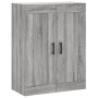 Hohes Sideboard aus sonomagrauem Sperrholz, 69,5 x 34 x 180 cm von vidaXL, Sideboards - Ref: Foro24-3200079, Preis: 129,03 €,...