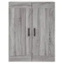 Aparador alto madera contrachapada gris sonoma 69,5x34x180 cm de vidaXL, Aparadores - Ref: Foro24-3200079, Precio: 127,58 €, ...