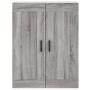 Hohes Sideboard aus sonomagrauem Sperrholz, 69,5 x 34 x 180 cm von vidaXL, Sideboards - Ref: Foro24-3200079, Preis: 129,03 €,...
