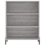 Aparador alto madera contrachapada gris sonoma 69,5x34x180 cm de vidaXL, Aparadores - Ref: Foro24-3200079, Precio: 127,58 €, ...