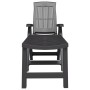 Tumbona de plástico gris antracita de vidaXL, Tumbonas - Ref: Foro24-364707, Precio: 90,53 €, Descuento: %