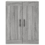 Aparador alto madera contrachapada gris sonoma 69,5x34x180 cm de vidaXL, Aparadores - Ref: Foro24-3200095, Precio: 126,99 €, ...