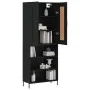 Hohes Sideboard Sperrholz schwarz 69,5x34x180 cm von vidaXL, Sideboards - Ref: Foro24-3200074, Preis: 141,18 €, Rabatt: %