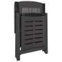 Tumbona de plástico gris antracita de vidaXL, Tumbonas - Ref: Foro24-364707, Precio: 90,53 €, Descuento: %