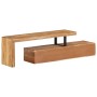 Mueble de TV (118-200) x 30x40 cm Madera maciza de acacia
