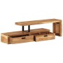 Mueble de TV (118-200) x 30x40 cm Madera maciza de acacia