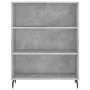 Hohes Sideboard aus betongrauem Sperrholz, 69,5 x 34 x 180 cm von vidaXL, Sideboards - Ref: Foro24-3200085, Preis: 119,19 €, ...
