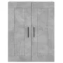 Aparador alto madera contrachapada gris hormigón 69,5x34x180 cm de vidaXL, Aparadores - Ref: Foro24-3200093, Precio: 121,87 €...
