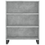 Hohes Sideboard aus betongrauem Sperrholz, 69,5 x 34 x 180 cm von vidaXL, Sideboards - Ref: Foro24-3200093, Preis: 123,37 €, ...
