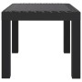 Mesa de jardín PP gris antracita 59x47x40 cm de vidaXL, Mesas de jardín - Ref: Foro24-364727, Precio: 52,30 €, Descuento: %