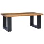 Solid teak wood and polyresin coffee table 100x50x40 cm by vidaXL, Coffee table - Ref: Foro24-281646, Price: 238,44 €, Discou...