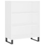 Hohes weißes Sperrholz-Sideboard 69,5 x 34 x 180 cm von vidaXL, Sideboards - Ref: Foro24-3200089, Preis: 132,53 €, Rabatt: %