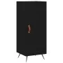 Aparador de madera contrachapada negro 34,5x34x180 cm by vidaXL, Sideboards - Ref: Foro24-3199146, Price: 101,26 €, Discount: %