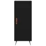 Aparador de madera contrachapada negro 34,5x34x180 cm by vidaXL, Sideboards - Ref: Foro24-3199146, Price: 101,26 €, Discount: %