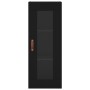 Aparador de madera contrachapada negro 34,5x34x180 cm de vidaXL, Aparadores - Ref: Foro24-3199146, Precio: 102,33 €, Descuent...