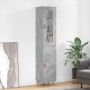 Sideboard aus grauem Betonsperrholz 34,5x34x180 cm von vidaXL, Sideboards - Ref: Foro24-3199149, Preis: 100,62 €, Rabatt: %