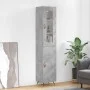 Sideboard aus grauem Betonsperrholz 34,5x34x180 cm von vidaXL, Sideboards - Ref: Foro24-3199149, Preis: 99,50 €, Rabatt: %