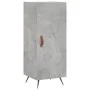 Gray concrete plywood sideboard 34.5x34x180 cm by vidaXL, Sideboards - Ref: Foro24-3199149, Price: 99,50 €, Discount: %