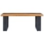 Solid teak wood and polyresin coffee table 100x50x40 cm by vidaXL, Coffee table - Ref: Foro24-281646, Price: 238,44 €, Discou...