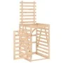 Garbage bin shed solid pine wood 84x90x128.5cm by vidaXL, Waste container supports - Ref: Foro24-825100, Price: 123,41 €, Dis...
