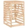 Garbage bin shed solid pine wood 84x90x128.5cm by vidaXL, Waste container supports - Ref: Foro24-825100, Price: 123,41 €, Dis...