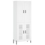 Hohes Sideboard Sperrholz weiß 69,5x34x180 cm von vidaXL, Sideboards - Ref: Foro24-3199625, Preis: 158,40 €, Rabatt: %