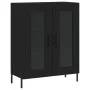 Hohes schwarzes Sperrholz-Sideboard 69,5 x 34 x 180 cm von vidaXL, Sideboards - Ref: Foro24-3199626, Preis: 171,25 €, Rabatt: %