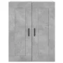Aparador alto madera contrachapada gris hormigón 69,5x34x180 cm by vidaXL, Sideboards - Ref: Foro24-3199629, Price: 150,11 €,...