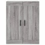 Aparador alto madera contrachapada gris sonoma 69,5x34x180 cm de vidaXL, Aparadores - Ref: Foro24-3199631, Precio: 156,51 €, ...
