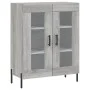 Tall gray Sonoma plywood sideboard 69.5x34x180 cm by vidaXL, Sideboards - Ref: Foro24-3199631, Price: 154,72 €, Discount: %