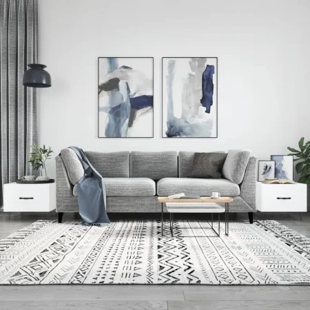 Coffee tables 2 pcs white engineered wood 50x50x40 cm by vidaXL, Coffee table - Ref: Foro24-829381, Price: 65,00 €, Discount: %