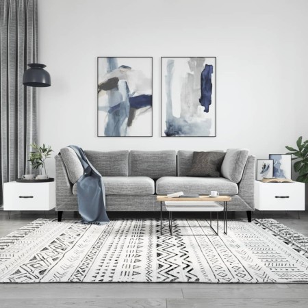 Couchtische, 2 Stück, weißes Holzwerkstoff, 50 x 50 x 40 cm von vidaXL, Couchtisch - Ref: Foro24-829381, Preis: 65,55 €, Raba...