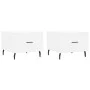 Coffee tables 2 pcs white engineered wood 50x50x40 cm by vidaXL, Coffee table - Ref: Foro24-829429, Price: 71,96 €, Discount: %