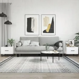 Coffee tables 2 pcs white engineered wood 50x50x40 cm by vidaXL, Coffee table - Ref: Foro24-829445, Price: 74,43 €, Discount: %
